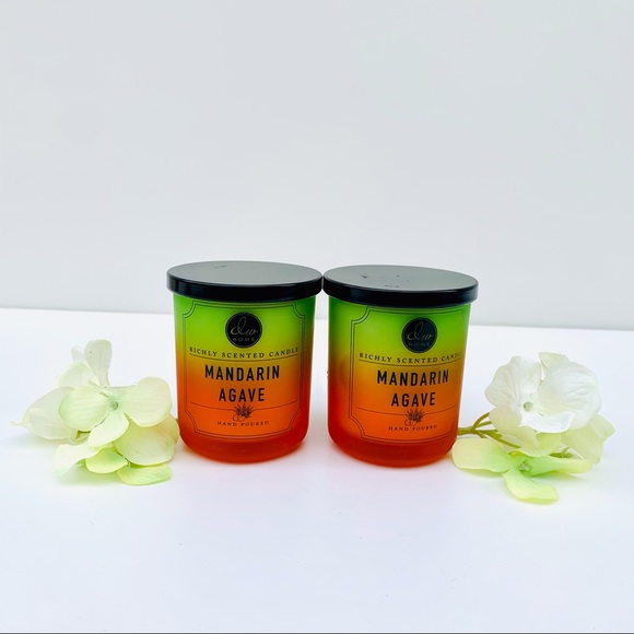 DW Home Scented Candle Mandarin Agrave Bundle of 2 - Picture 2 of 6